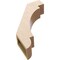 Ekena Millwork 5-inch W x 18-inch D x 24-inch H Aspen Rough Cedar Woodgrain TimberThane Knee Brace, Primed BRCUR05X18X24ASPRCPR - alternate 5
